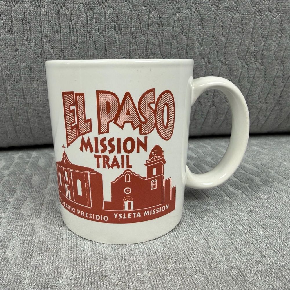 Vintage El Paso Mission Trail Mug